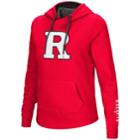 Women's Rutgers Scarlet Knights Crossover Hoodie, Size: Medium, Med Red