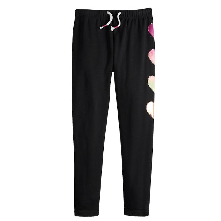 Girls 7-16 & Plus Size So&reg; Fleece Minky Leggings, Size: 16, Black