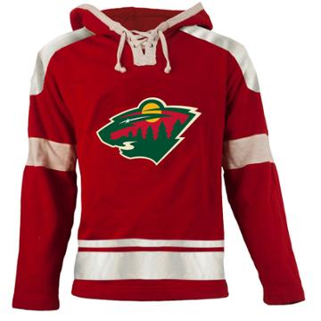 Minnesota Wild Nhl Grant Adult Hoodie - Men, Size: Xl, Black