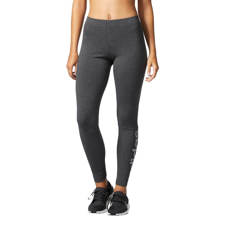 Women's Adidas Essential Linear Tights, Size: Xl, Dark Grey