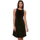 Women's Apt. 9&reg; Velvet Highneck Dress, Size: Xl, Black