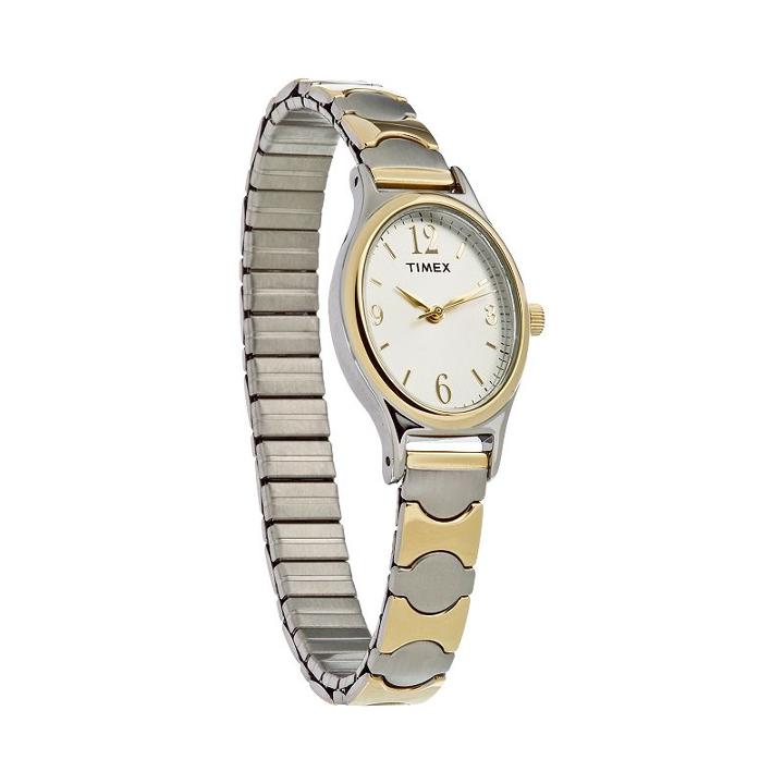 Timex Women's Two Tone Expansion Watch - T263019j, Multicolor