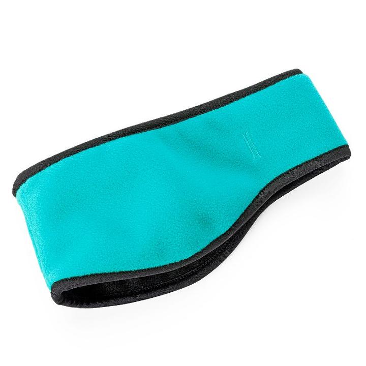 Women's Igloos Microfleece Reversible Headband, Light Blue