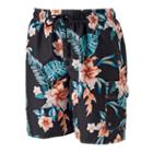 Big & Tall Croft & Barrow&reg; Floral Microfiber Swim Trunks, Men's, Size: 3xb, Oxford