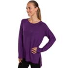 Women's Jockey Sport Vinyasa High-low Tunic, Size: Medium, Purple Oth