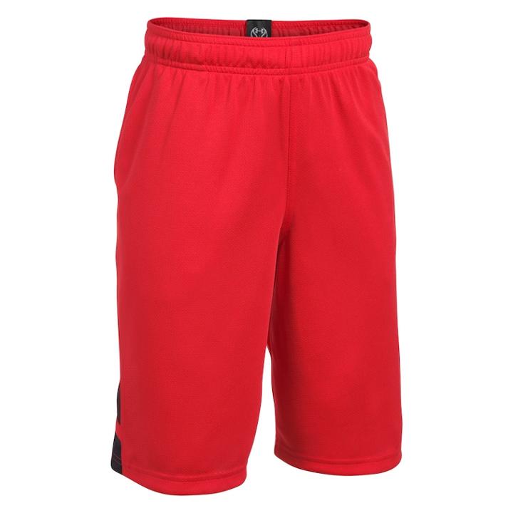 Boys 8-20 Under Armour Triple Double Shorts, Size: Large, Red