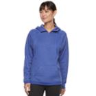 Women's Tek Gear&reg; 1/4 Zip Fleece Hoodie, Size: Xxl, Med Blue