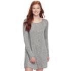 Juniors' Love, Fire Lightweight Sweater Dress, Teens, Size: Small, Med Grey