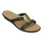 Crocs Sanrah Hammered-metallic Women's Sandals, Size: 6, Lt Brown