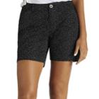 Women's Lee Tailored Chino Short, Size: 12 Avg/reg, Black