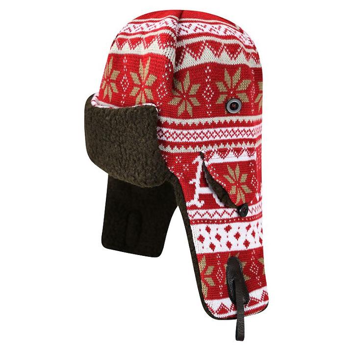 Adult Top Of The World Arkansas Razorbacks Trapper Hat, Med Red