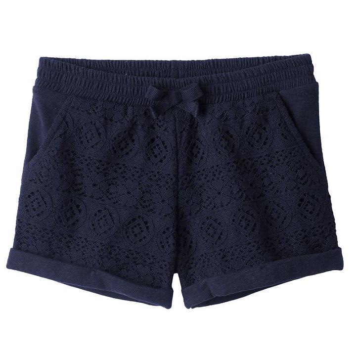 Girls 4-10 Jumping Beans® Lace Front Shorts, Girl's, Size: 10, Blue