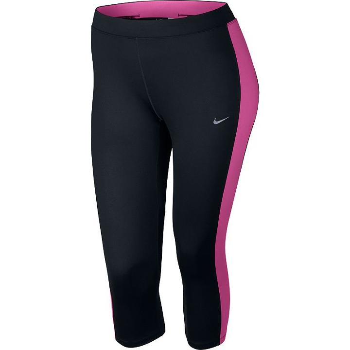 Plus Size Nike Dri-fit Essential Crop Running Tights, Women's, Size: 3xl, Grey (charcoal)