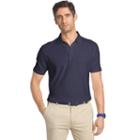 Men's Izod Solid Polo, Size: Large, Dark Blue
