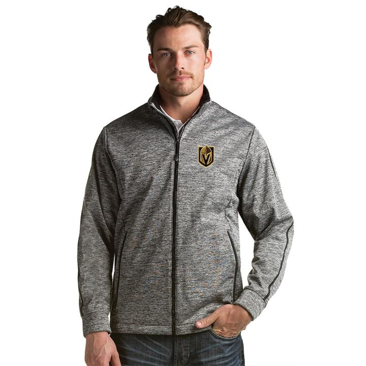 Men's Antigua Vegas Golden Knights Golf Jacket, Size: Xl, Grey
