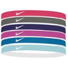 Nike 6-pk. Swoosh Headband Set, Women's, Red Overfl