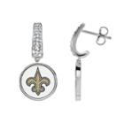 New Orleans Saints Team Logo Drop Earrings, Women's, Multicolor