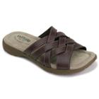 Eastland Hazel Women's Strappy Slide Sandals, Size: Medium (6), Dark Brown