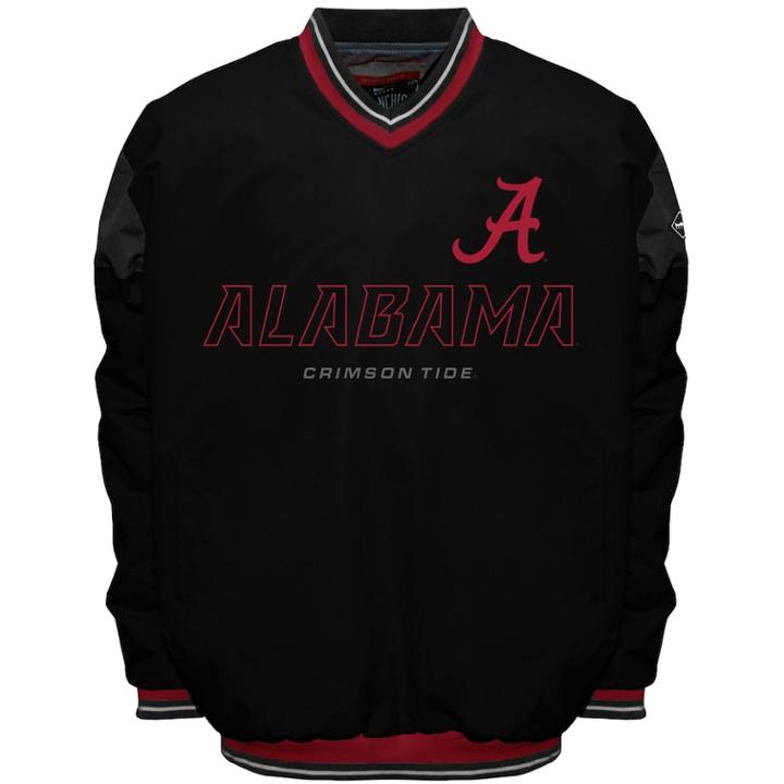 Men's Alabama Crimson Tide Rush Windshell Top, Size: Large, Black