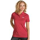 Women's Antigua Los Angeles Clippers Quest Desert Dry Polo, Size: Xl, Dark Red