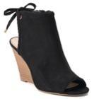 Lc Lauren Conrad Bergenia Women's Wedges, Size: 8, Black