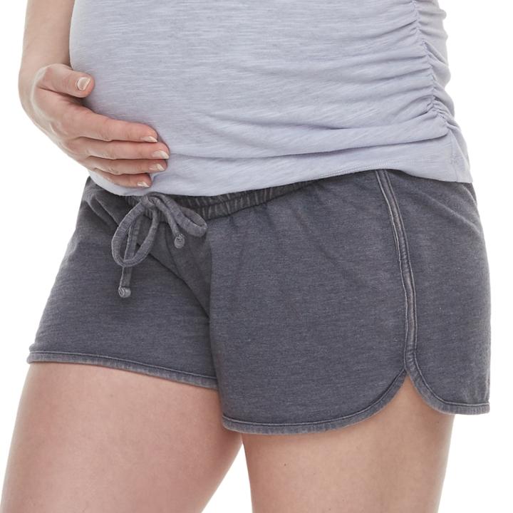 Maternity A:glow Lounge Shorts, Women's, Size: Xs Maternity, Dark Blue