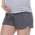 Maternity A:glow Lounge Shorts, Women's, Size: Xs Maternity, Dark Blue