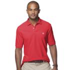 Big & Tall Chaps Solid Pique Polo, Men's, Size: L Tall, Red