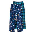 Boys 4-20 2-pack Fleece Lounge Pants, Size: Large, Black