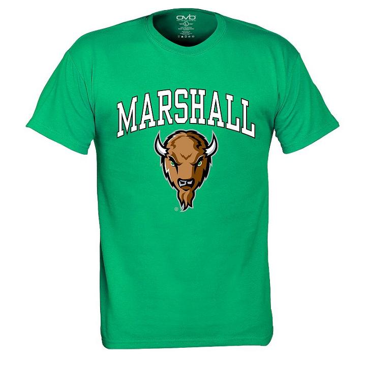 Men's Marshall Thundering Herd Pride Mascot Tee, Size: Xl, Dark Green