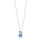 Lc Lauren Conrad Blue Peace Pendant Necklace, Women's