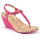 Chaps Raevyn Women's Slip-on Wedge Sandals, Size: 6.5 B, Pink