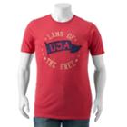 Big & Tall Sonoma Goods For Life&trade; Usa Land Of The Free Tee, Men's, Size: 3xb, Red