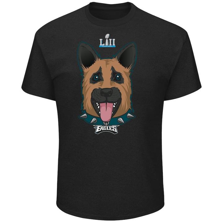 Men's Philadelphia Eagles Super Bowl Lii Bound Underdog Tee, Size: Large, Oxford