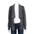 Juniors' Grayson Threads Draped Cardigan, Teens, Size: Xs, Black
