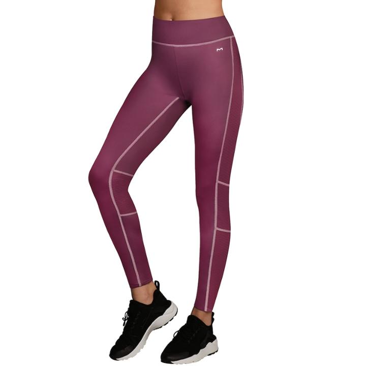 Women's Maidenform Active High-waisted Leggings, Size: Medium, Purple