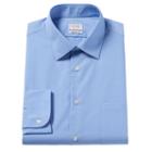 Men's Arrow Athletic-fit Solid Wrinkle-free Spread-collar Dress Shirt, Size: 2x-34/35, Blue