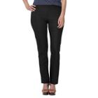 Plus Size Chaps Solid Skinny Pants, Women's, Size: 16 W, Black