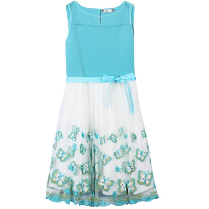 Girls 7-16 & Plus Size Speechless Butterfly Hem Dress, Size: 16, Blue