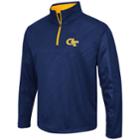 Men's Campus Heritage Georgia Tech Yellow Jackets Sleet Pullover, Size: Medium, Silver