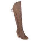 Journee Collection Spritz Women's Over-the-knee Boots, Size: Medium (10), Red/coppr (rust/coppr)