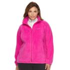 Plus Size Columbia Three Lakes Fleece Jacket, Women's, Size: 3xl, Dark Pink