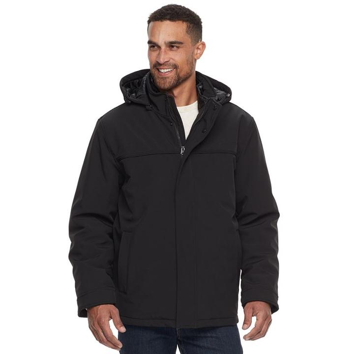 Men's Dockers 3-in-1 Systems Puffer Jacket, Size: Large, Black