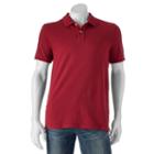 Men's Sonoma Goods For Life&trade; Core Pique Polo, Size: Large, Med Red