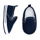 Baby Goldbug Hello World Slip On Crib Shoes, Infant Unisex, Size: 6-9 Months, Blue (navy)