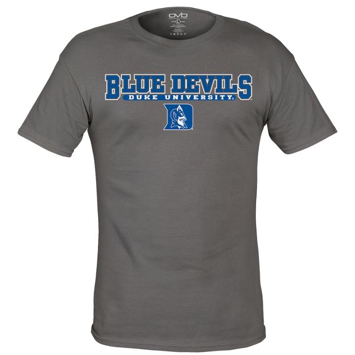 Men's Duke Blue Devils Complex Tee, Size: Xxl, Grey (charcoal)