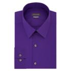 Men's Van Heusen Extreme Color Endurance Slim-fit Dress Shirt, Size: Xl-32/33, Purple