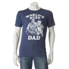 Men's Clark Griswold World's Best Dad Tee, Size: Large, Blue (navy)