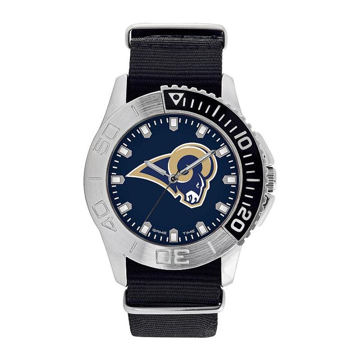 Game Time, Men's Los Angeles Rams Starter Watch, Black