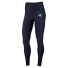 Women's Nike North Carolina Tar Heels Dri-fit Leggings, Size: Xl, Blue (navy)